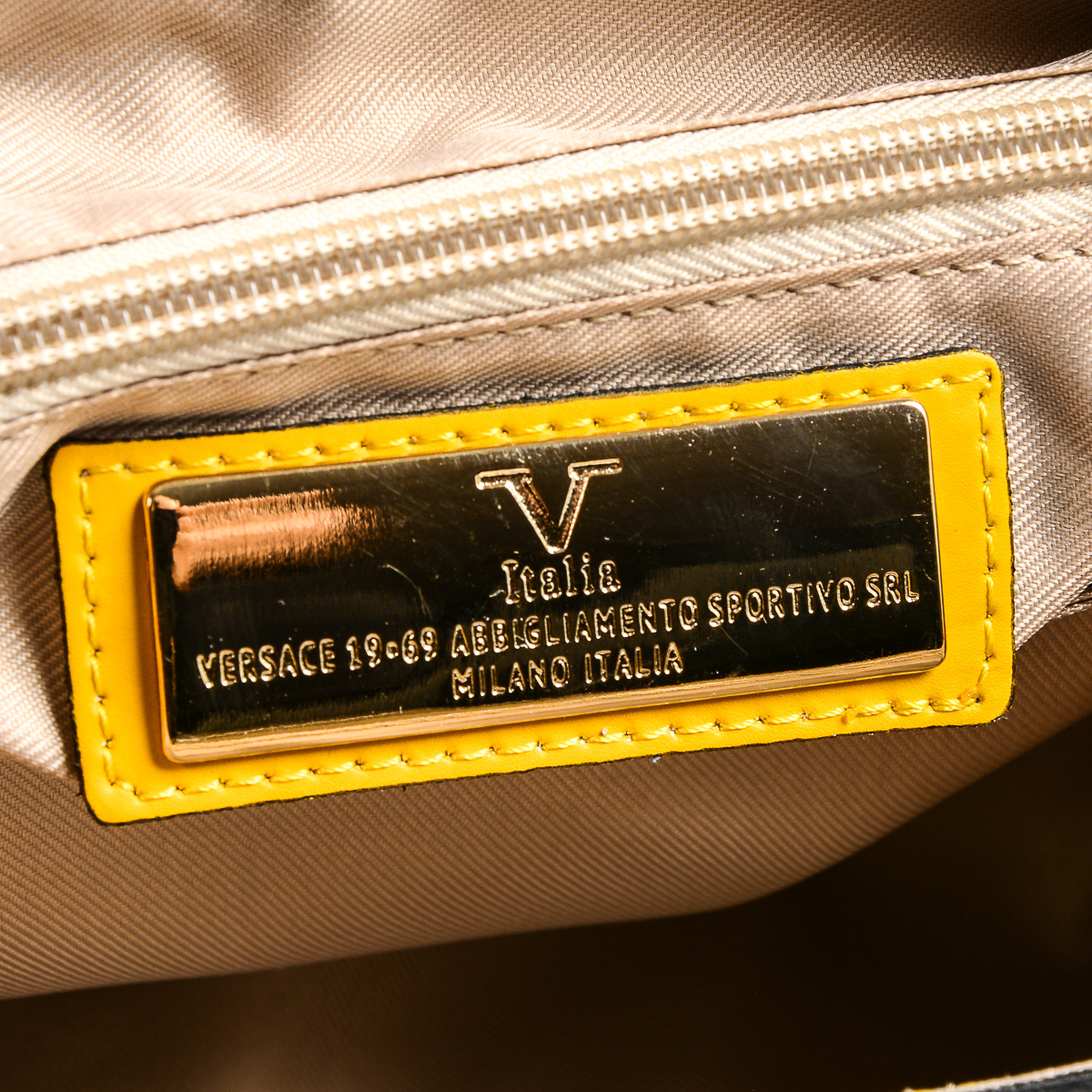 V 1969 Italia Borsa da donna gialla LAOS