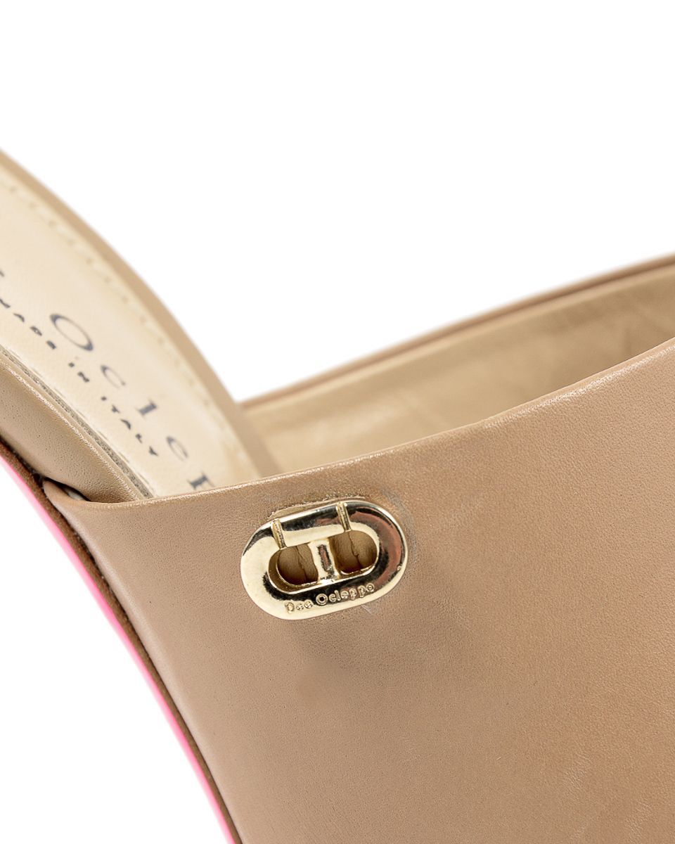 Dee Ocleppo Sandalo Mule da Donna 5103123 AGNELLATO CAMEL