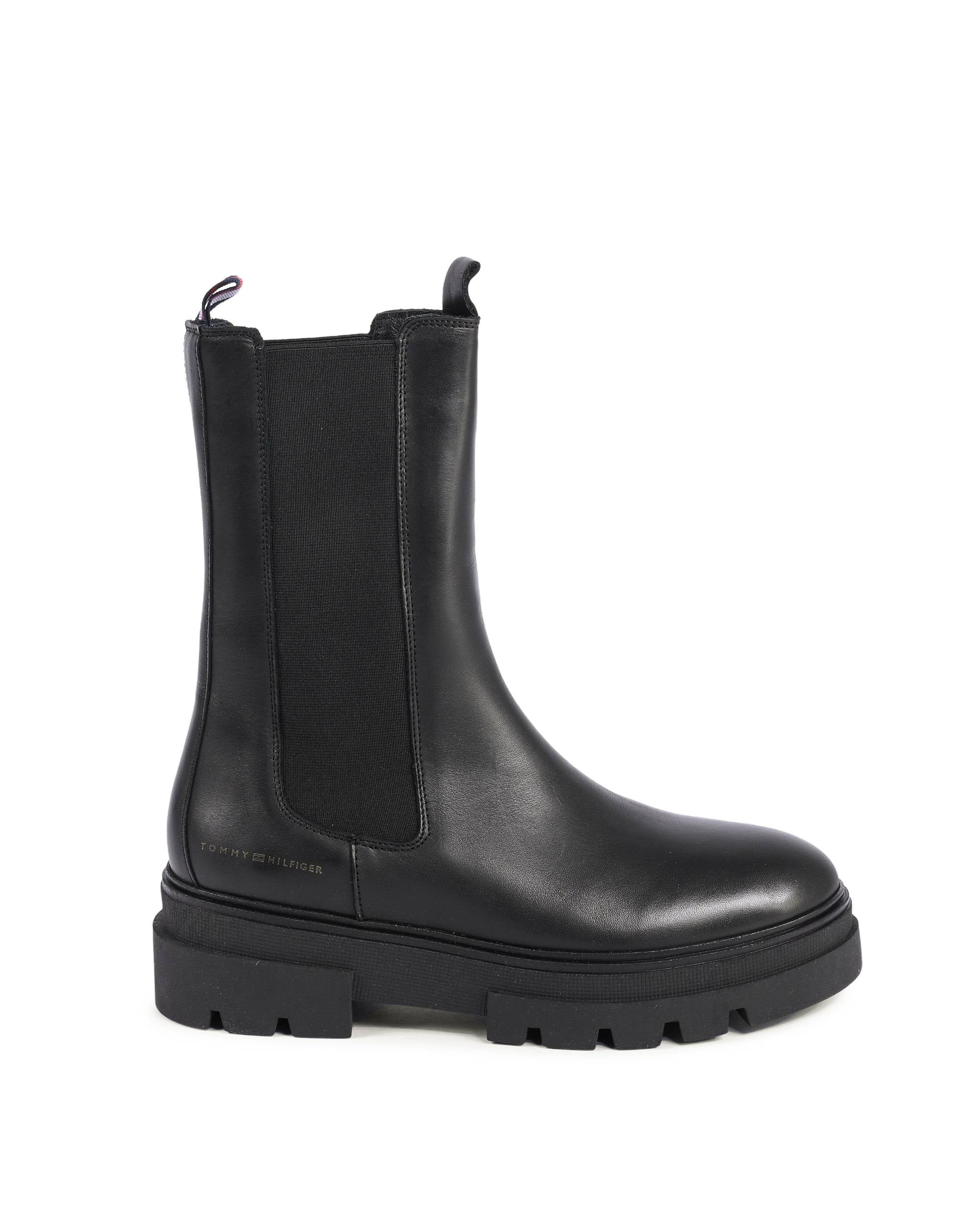 Tommy Hilfiger Stivali da donna NERO FW0FW06730BDS