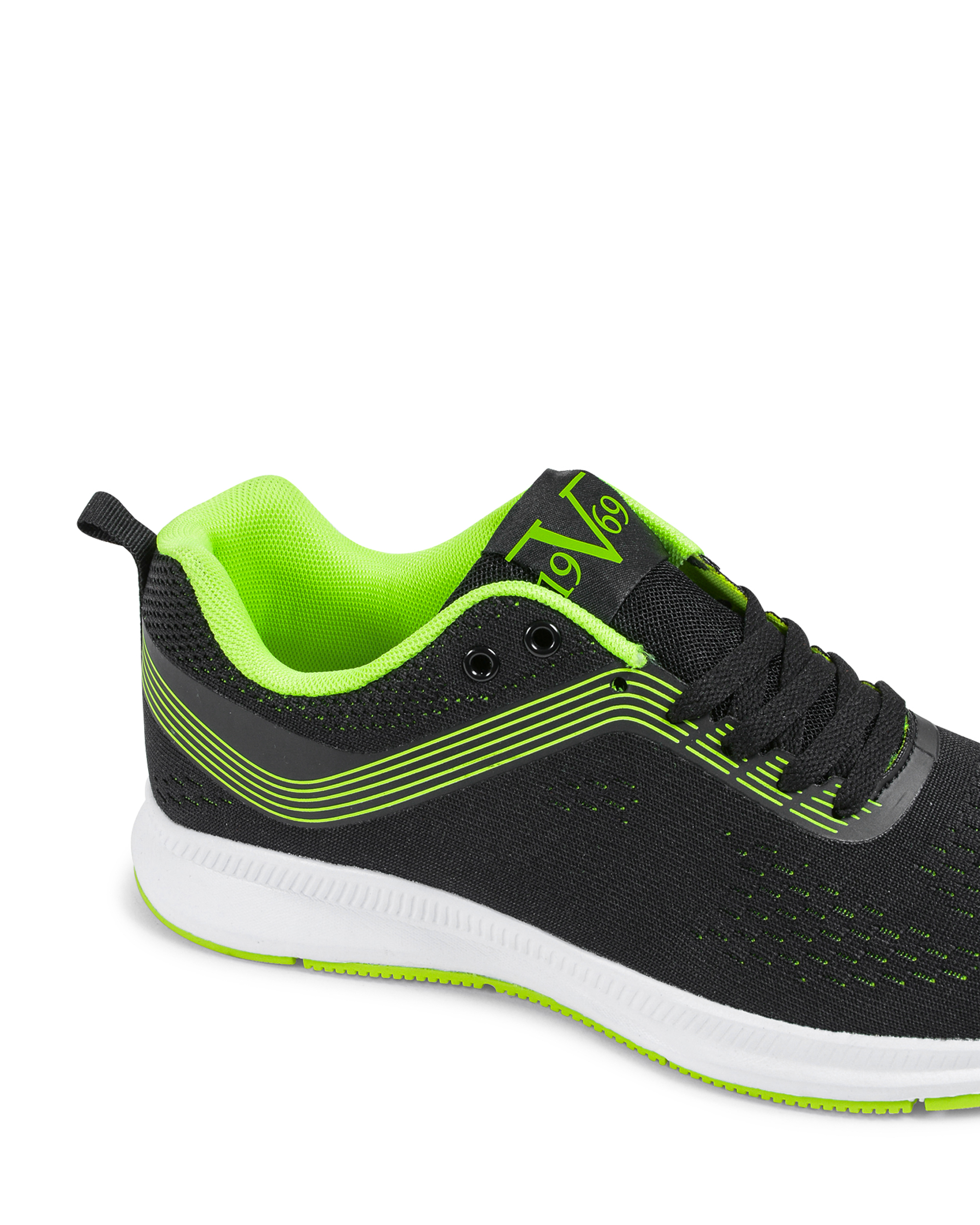 19V69 Italia Mens Sneaker V035 NERO VERDE