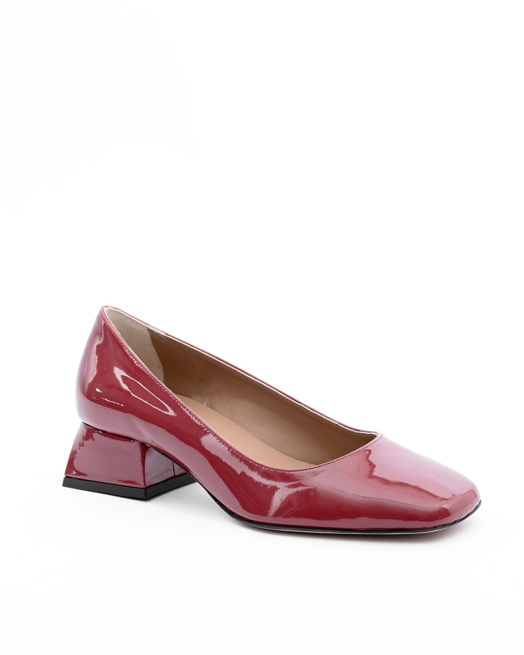 19V69 Italia Ballerina con tacco da donna SOFIA VERNICE FRAGOLA