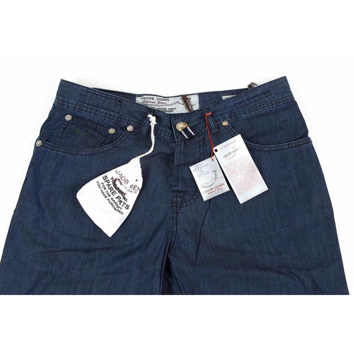 Pantaloni da uomo Jacob Cohen J688 POWER D BLU