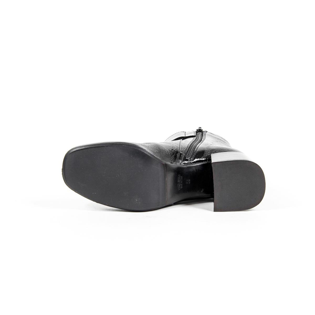 V 1969 Italia Stivaletto con tacco da donna B2484 FINISH NERO