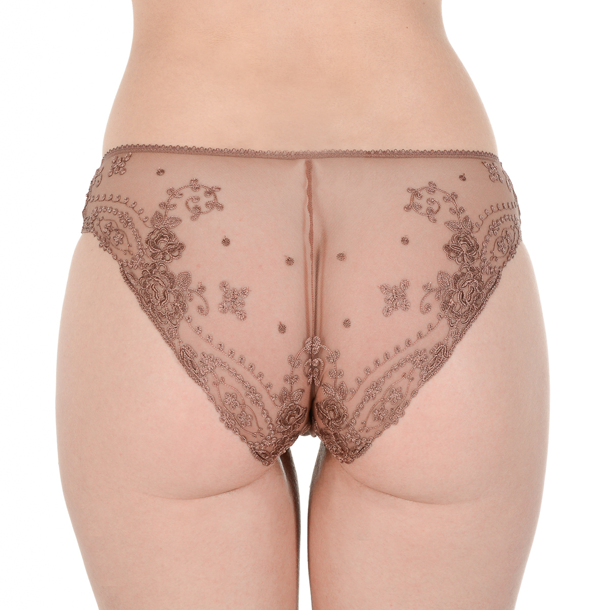 La Perla Top Donna Slip Marrone