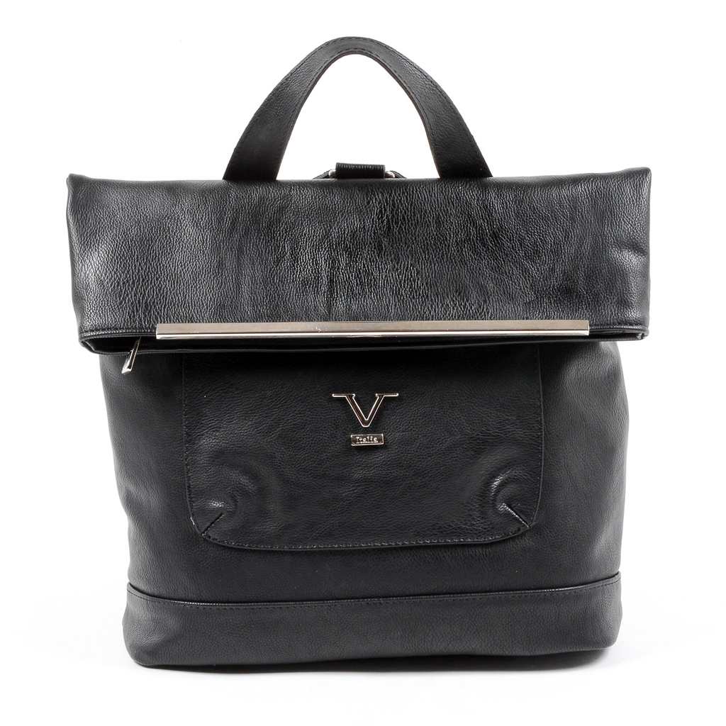 V 1969 Italia Borsa da donna nera STEFANY