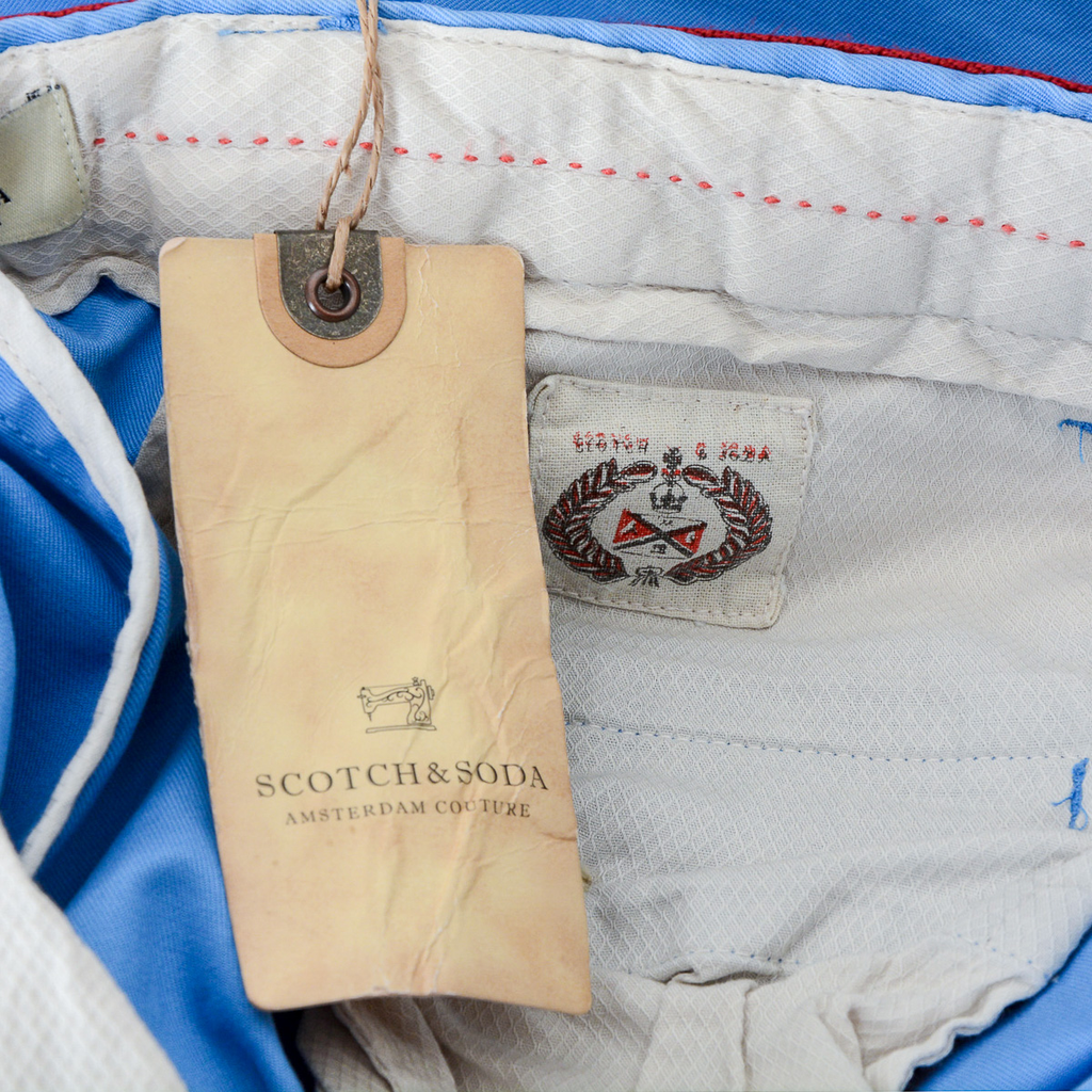 Pantaloni da uomo Scotch & Soda blu chiaro BOWIE