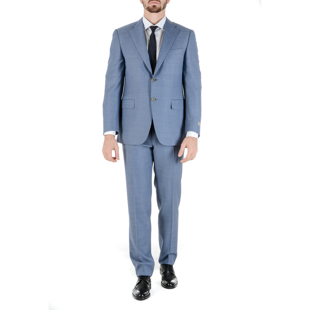 Abito da uomo Canali maniche lunghe azzurro