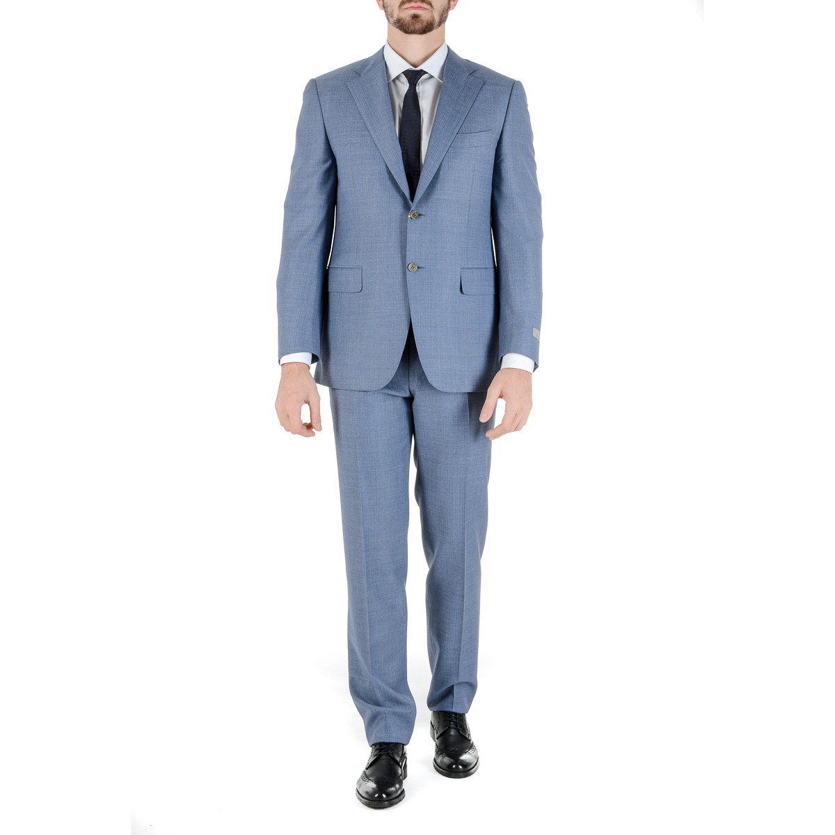 Abito da uomo Canali maniche lunghe azzurro