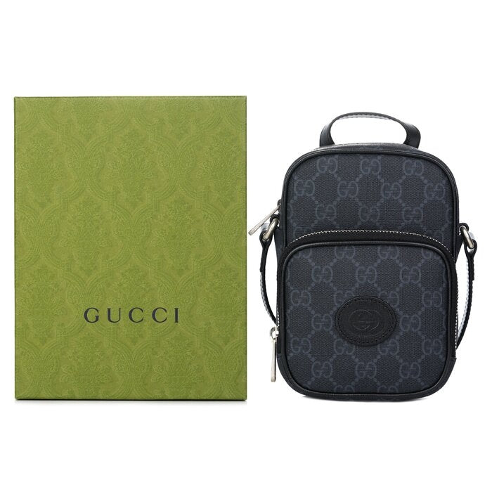 Borsa a tracolla Gucci GG Supreme nera