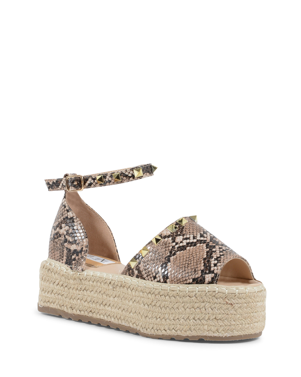 19V69 Italia Sandalo con plateau e espadrillas da donna Multicolore V29 SNAKE