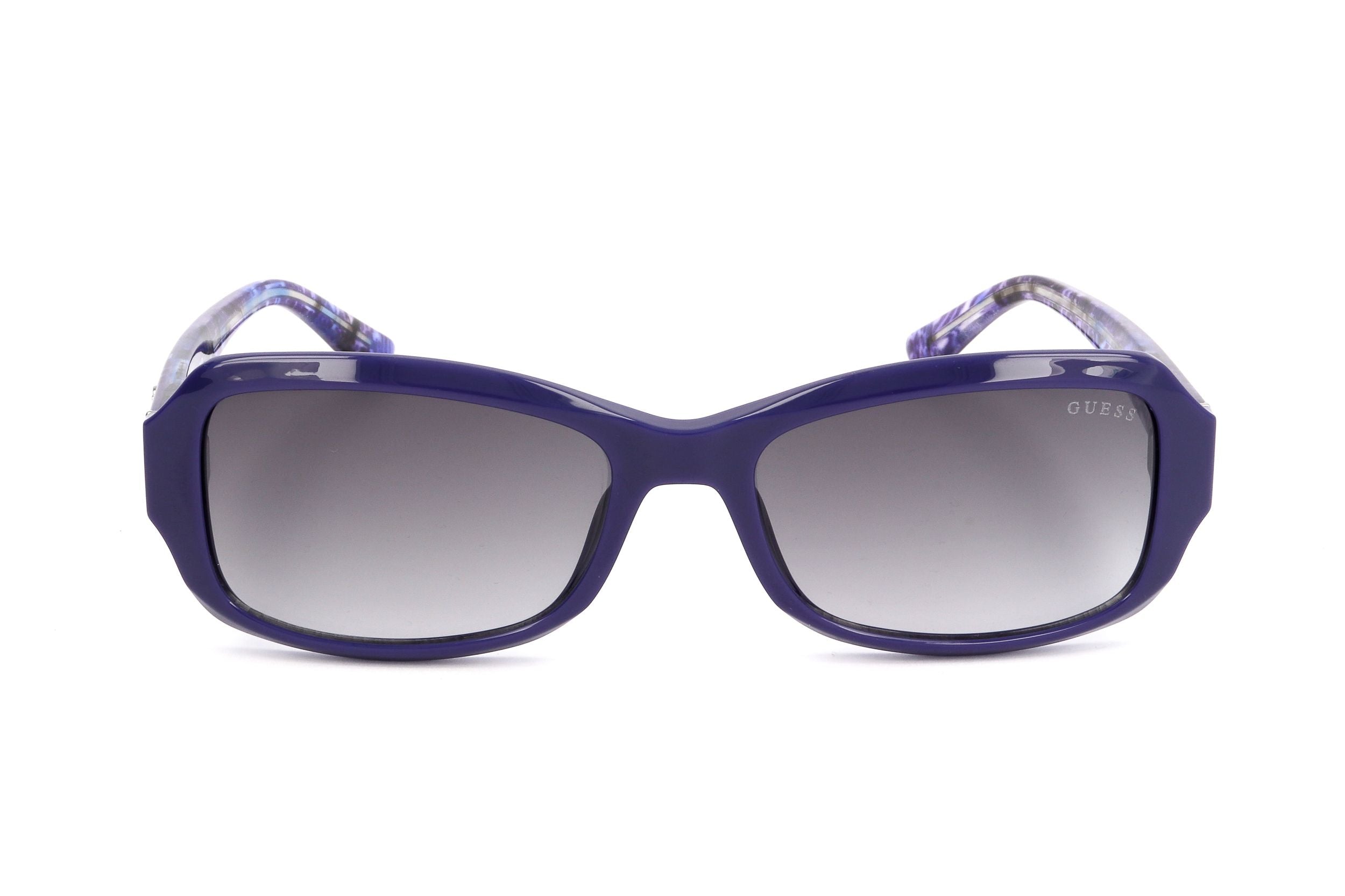 Occhiali da sole da donna Guess GU7683 90B 55 17 140 BLU LUCIDO