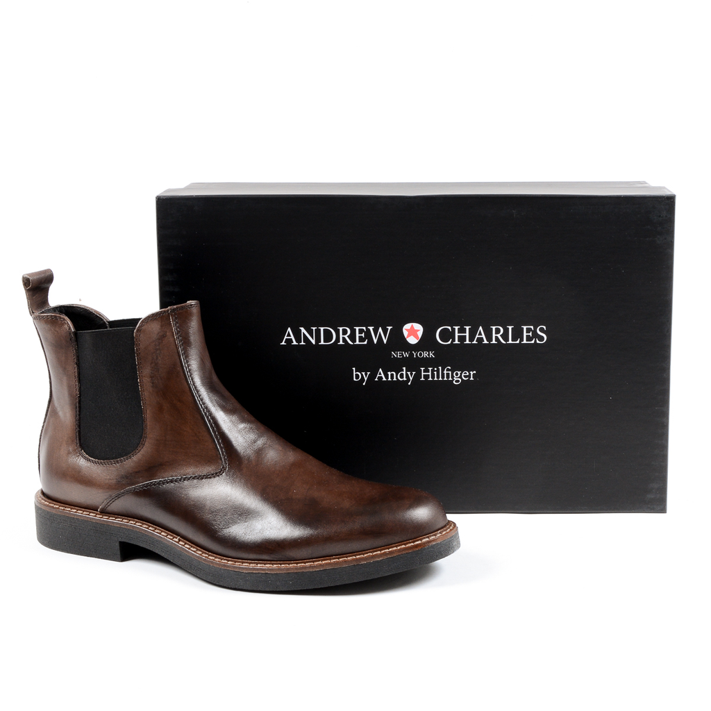 Stivaletti da uomo Andrew Charles marroni CHUCK