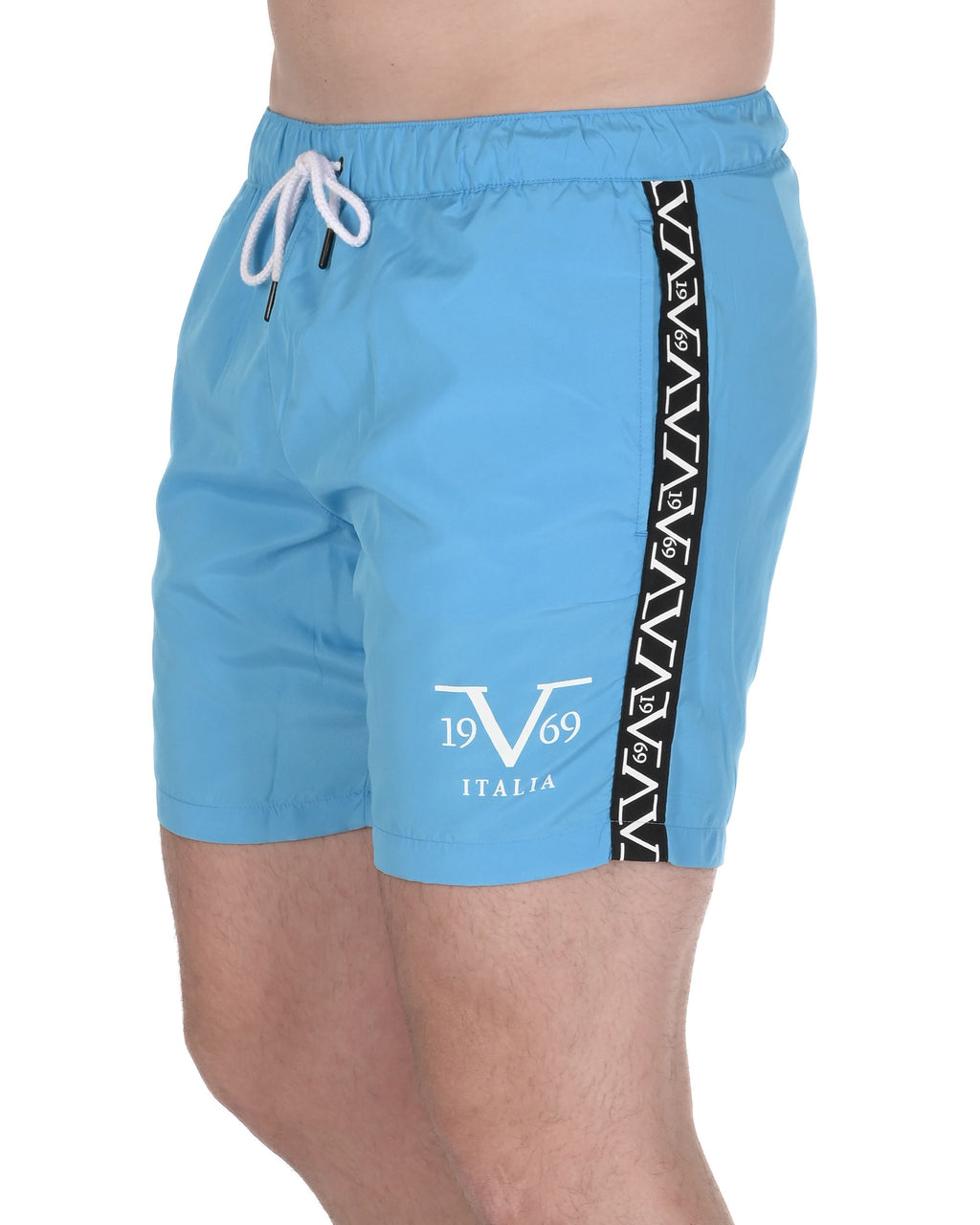 19V69 Italia Costume da bagno da uomo VSC1MBM04 AZZURRO