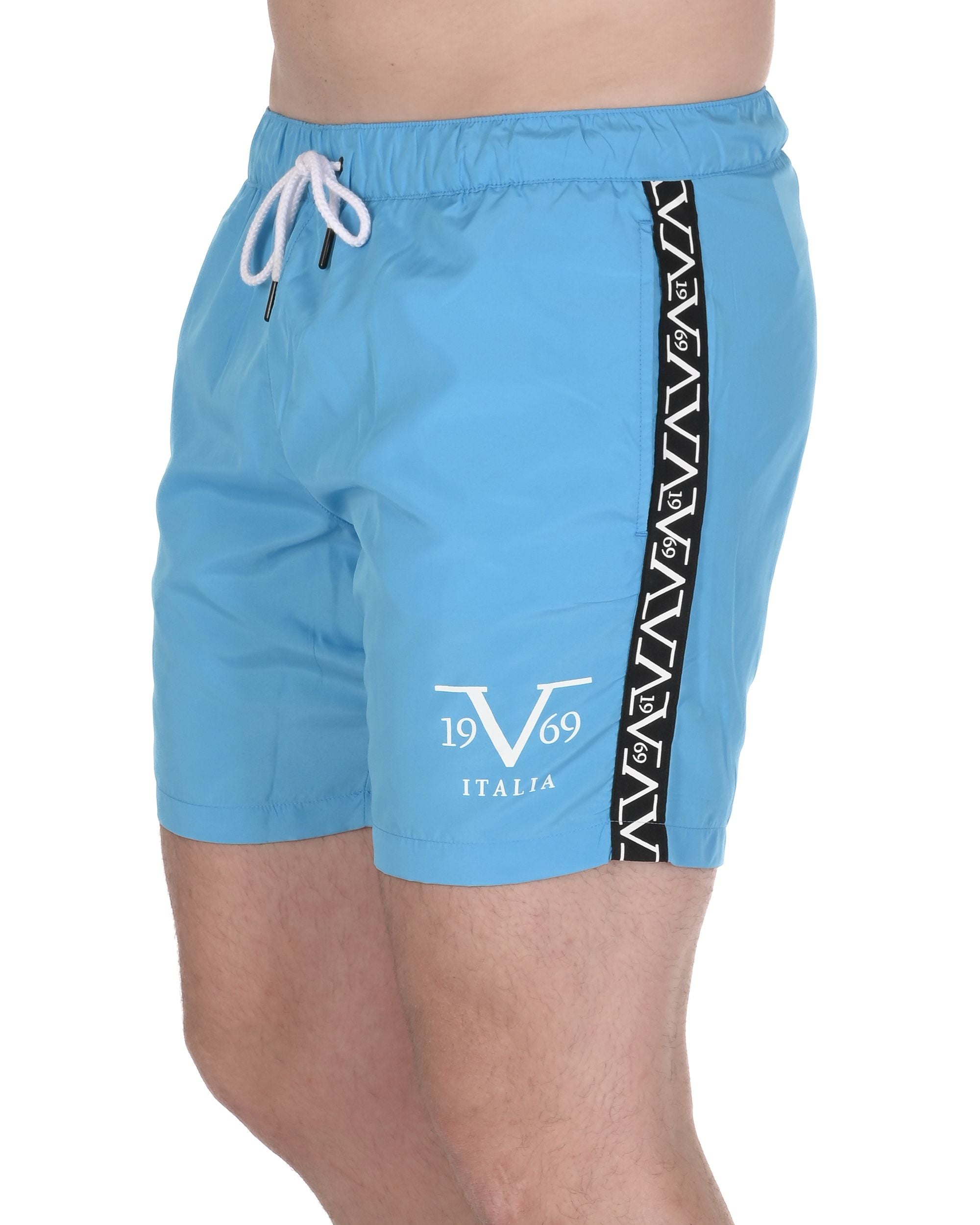 19V69 Italia Costume da bagno da uomo VSC1MBM04 AZZURRO