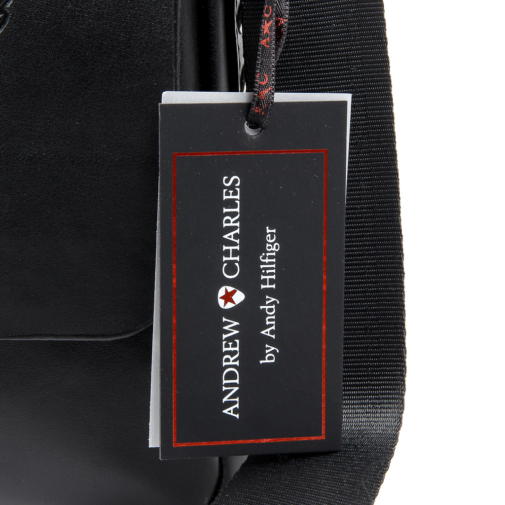 Borsa a mano da uomo Andrew Charles nera CARL