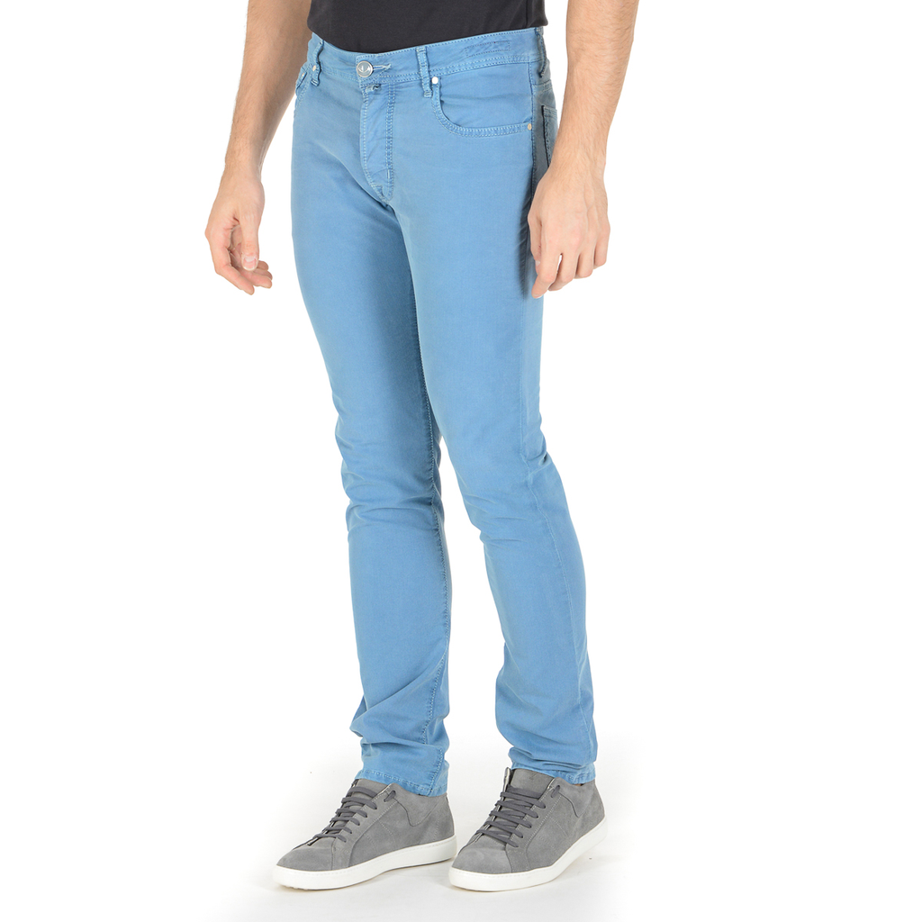 Pantaloni da uomo Jacob Cohen J688 azzurro