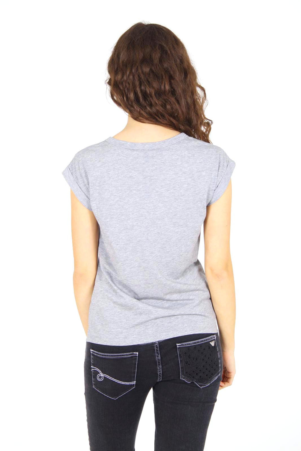 T-shirt da donna Emporio Armani manica corta AGH64 CQ C2