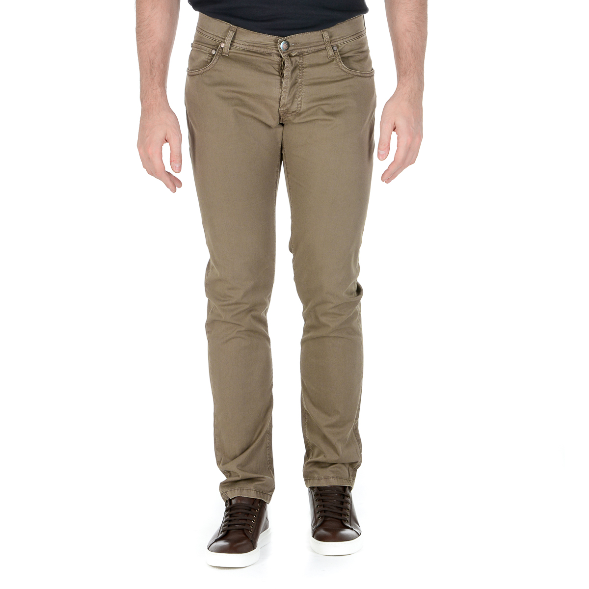 Corneliani Pantaloni Uomo Beige