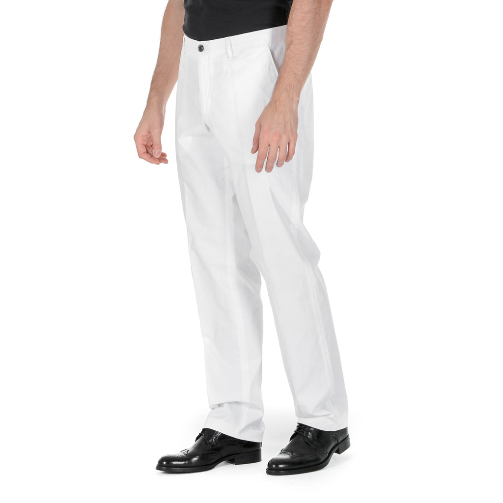 Pantaloni da uomo Hugo Boss bianchi SHAP