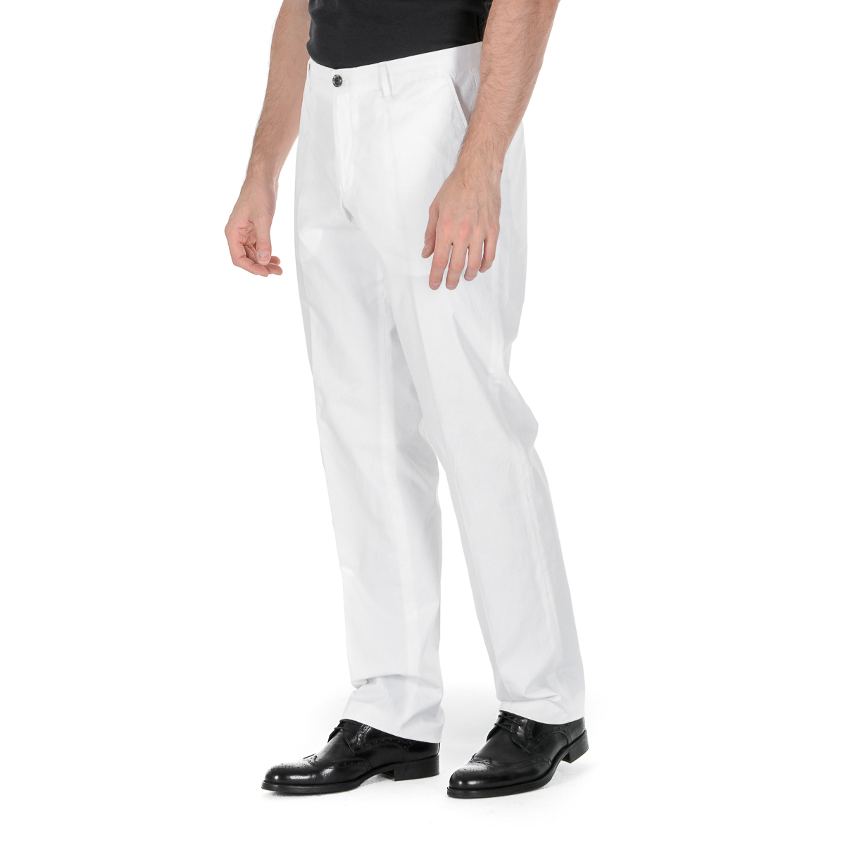Pantaloni da uomo Hugo Boss bianchi SHAP