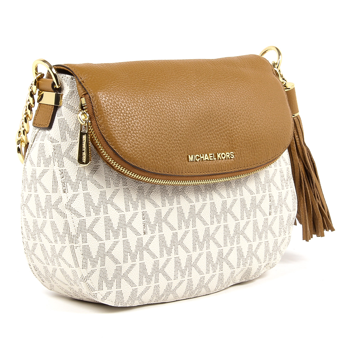 Borsa a mano da donna Michael Kors BEDFORD 35T7GBFL2B VANIGLIA ACRN