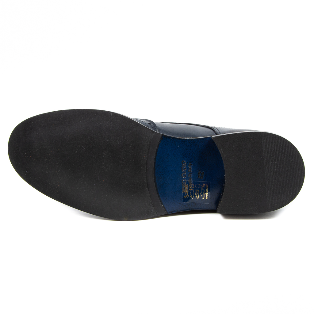 V 1969 Italia Scarpa Brogue da Uomo Blu VERNON