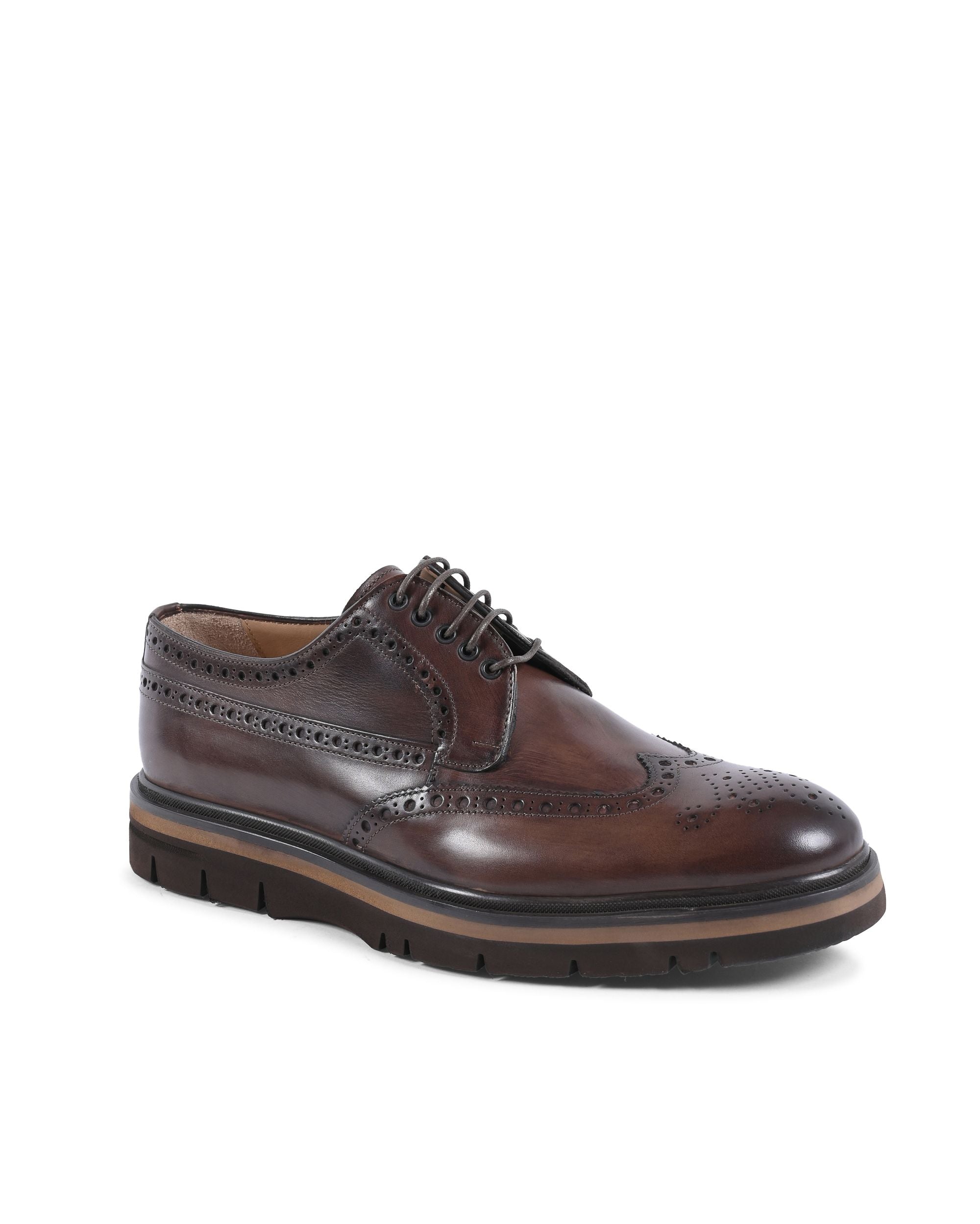 Scarpe brogue da uomo Dee Ocleppo EB138 VITELLO CACAO