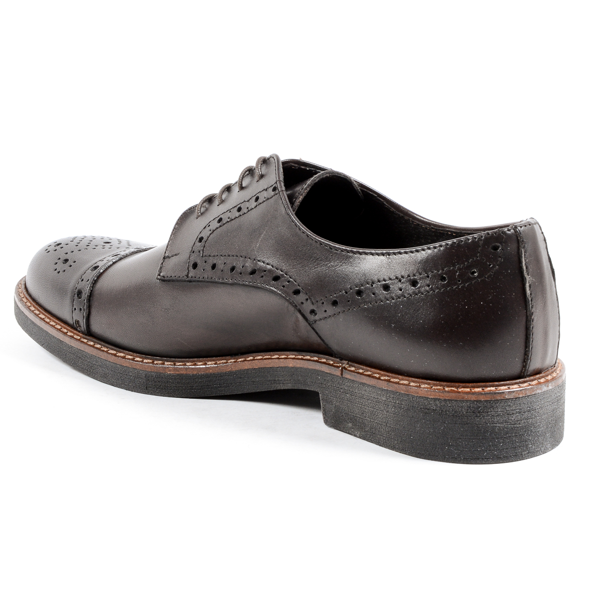 Andrew Charles Scarpa Brogue da Uomo Marrone LOU