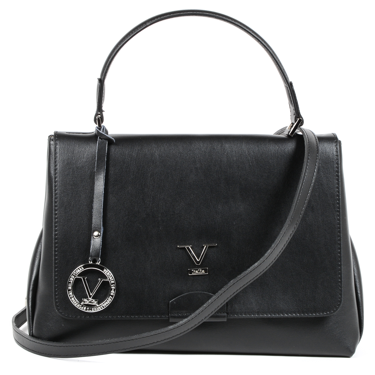 V 1969 Italia Borsa da donna nera SIMONA