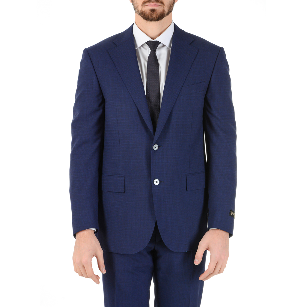 Abito da uomo Corneliani maniche lunghe blu Super 110's