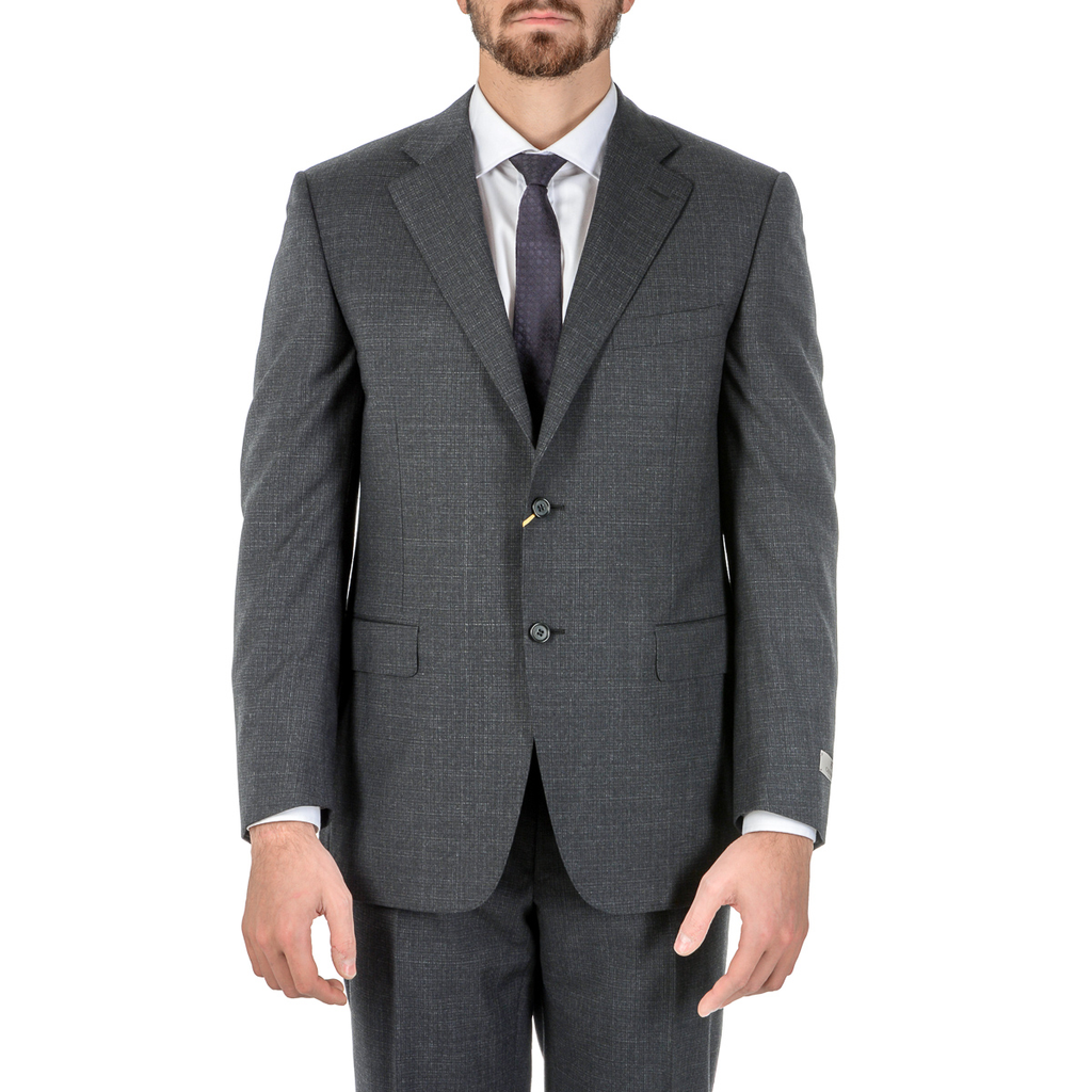 Abito da uomo Canali maniche lunghe grigio scuro