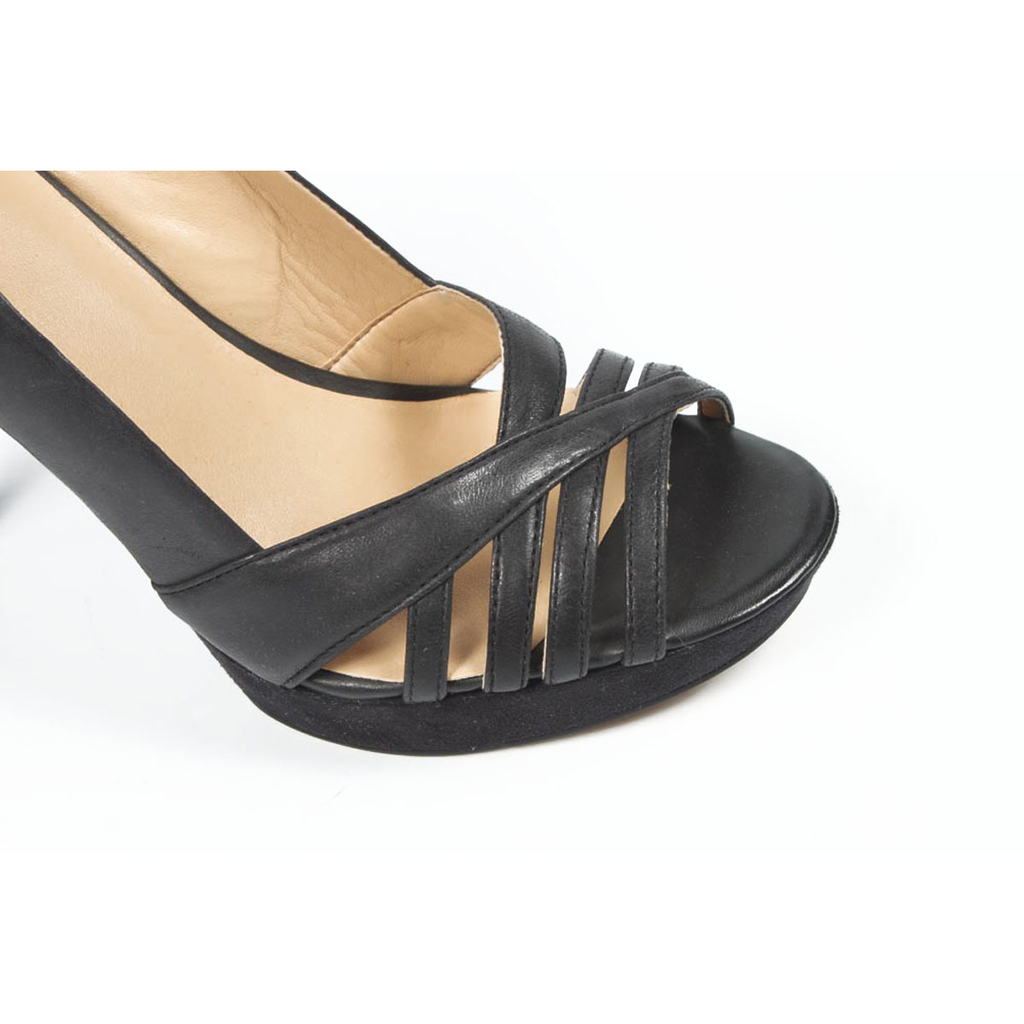 Sandalo con cinturino posteriore da donna Nine West NWSTUNNER NERO