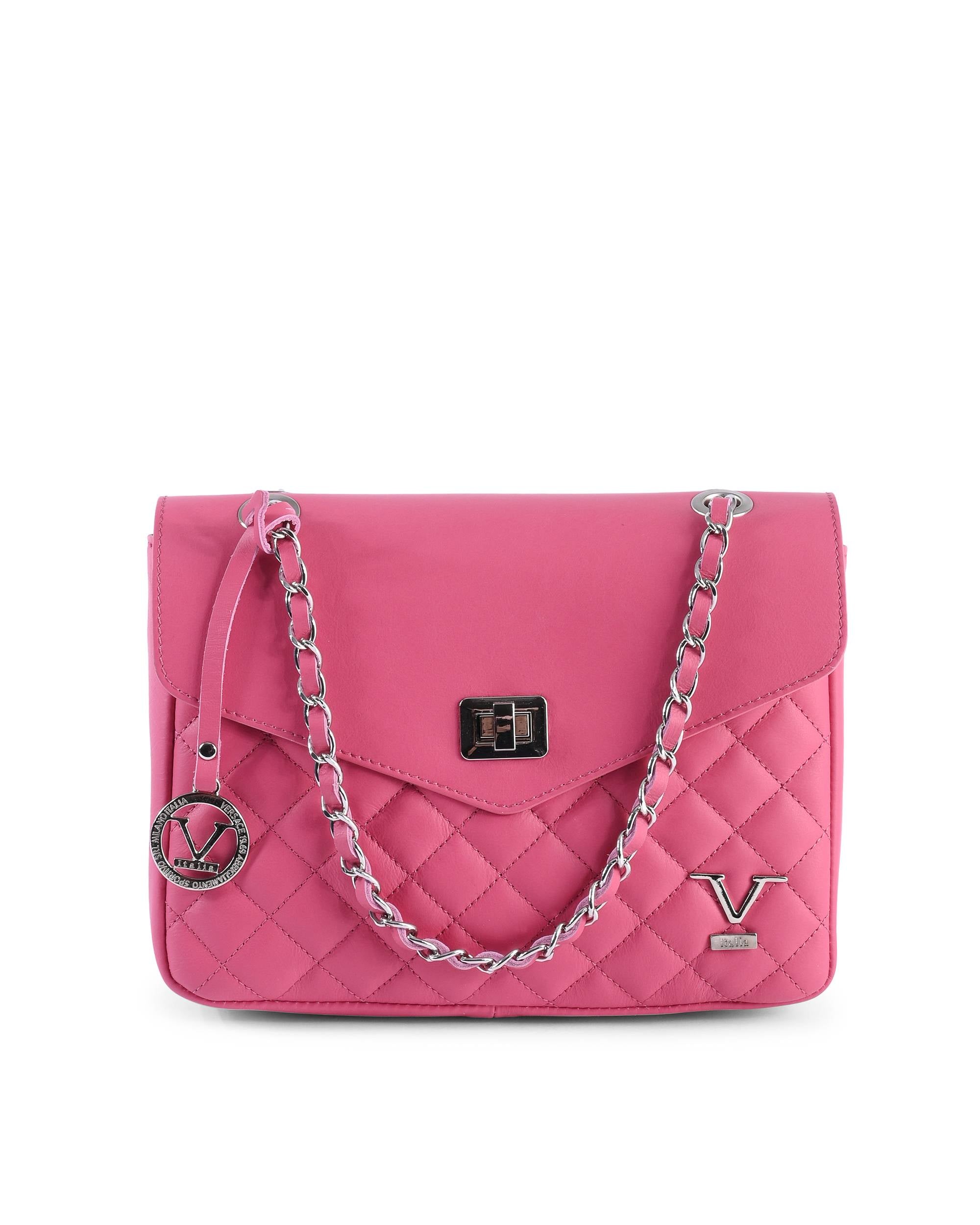 Borsa a mano da donna V Italia V024M-S SAUVAGE FUXIA