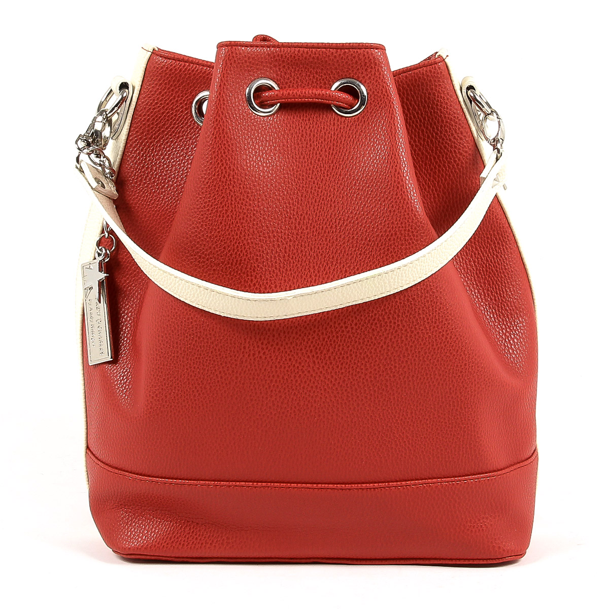 Borsa a mano da donna Andrew Charles rossa LUCINDA