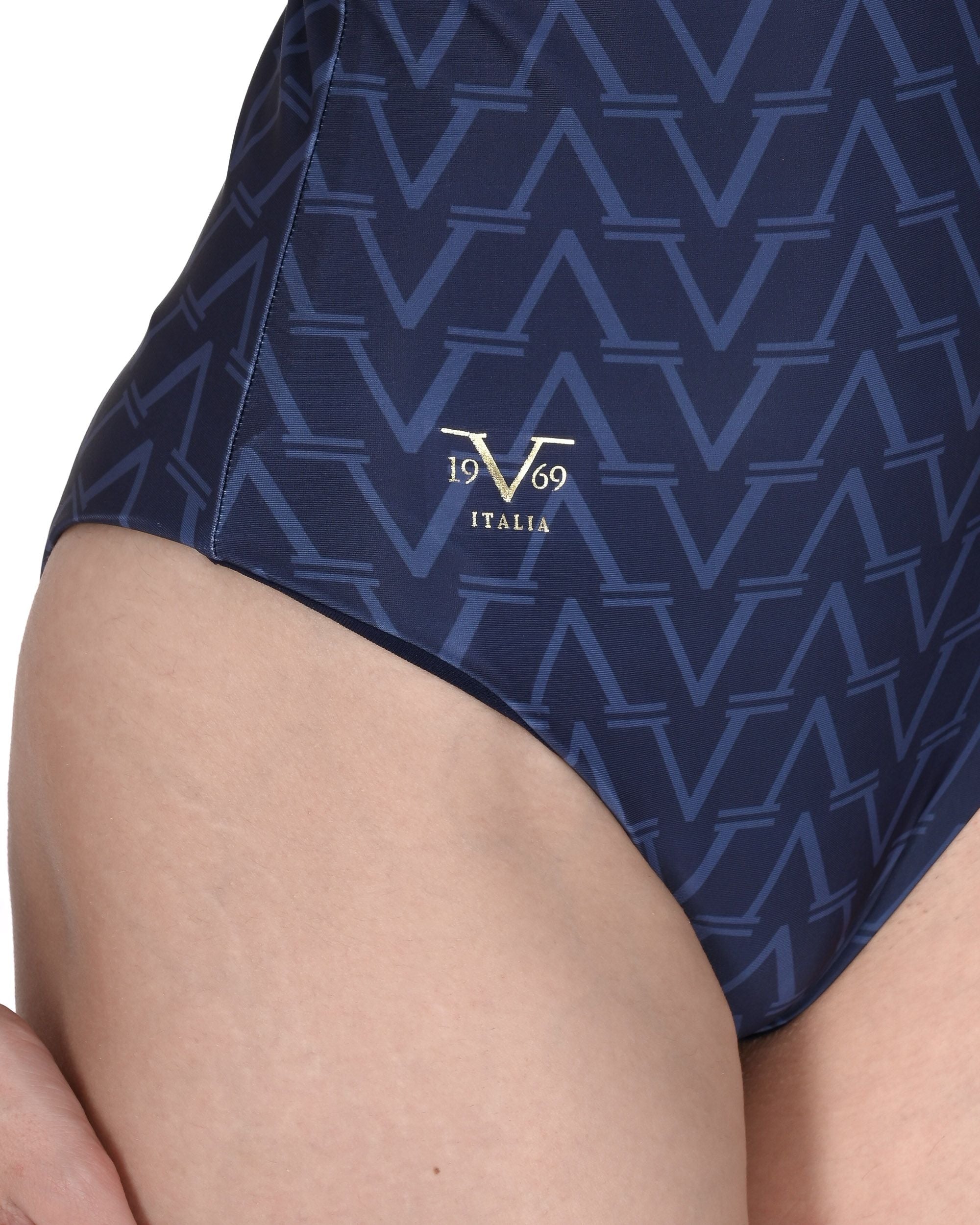 19V69 Italia Costume da bagno intero da donna VSC1WOP05 NAVY
