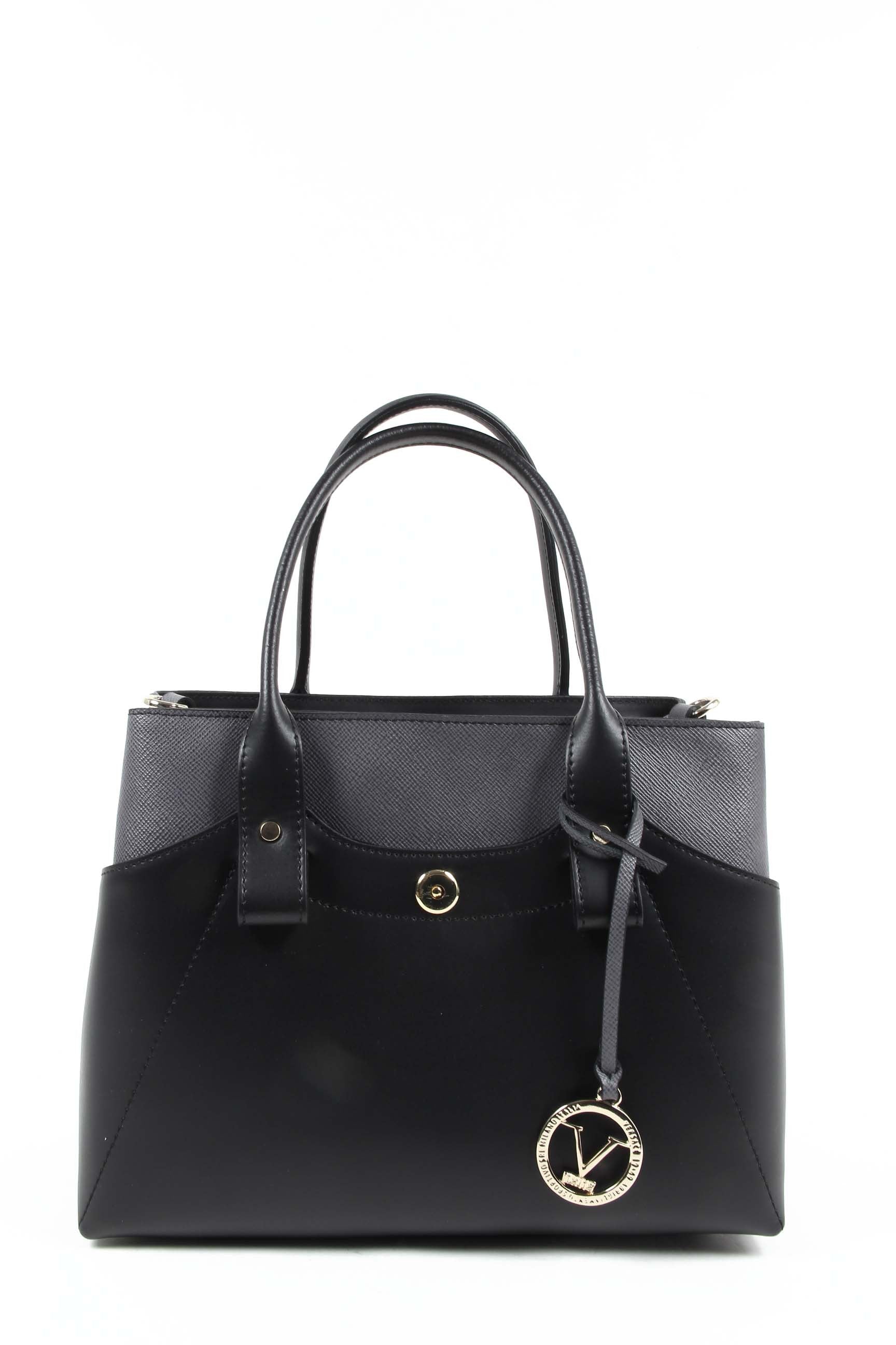 Borsa Donna V 1969 Italia H491-52 RUGA-ARUBA NERO-GRIGIO
