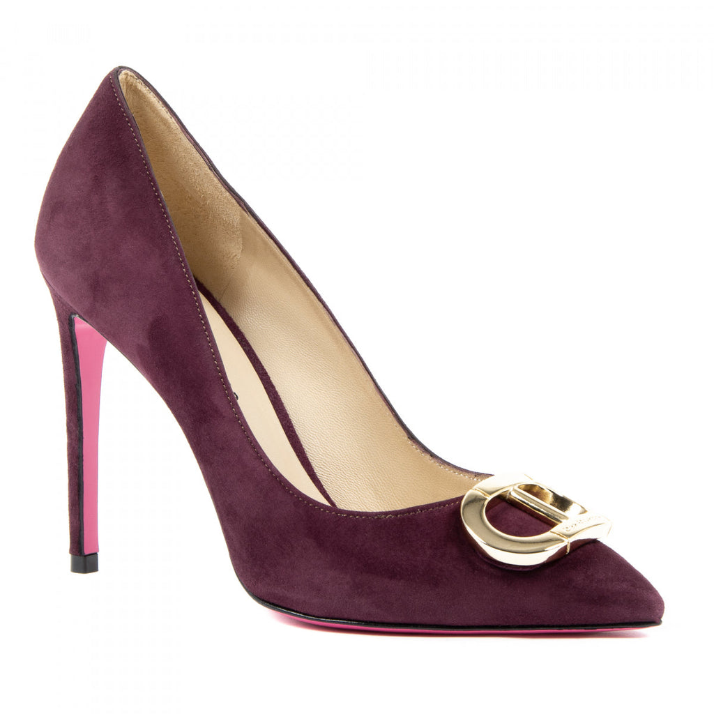 Scarpa con tacco a spillo Logo Fairy Bordeaux