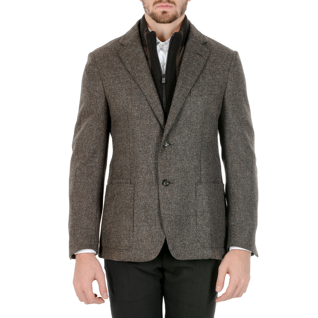Corneliani Giacca Uomo Maniche Lunghe Grigio