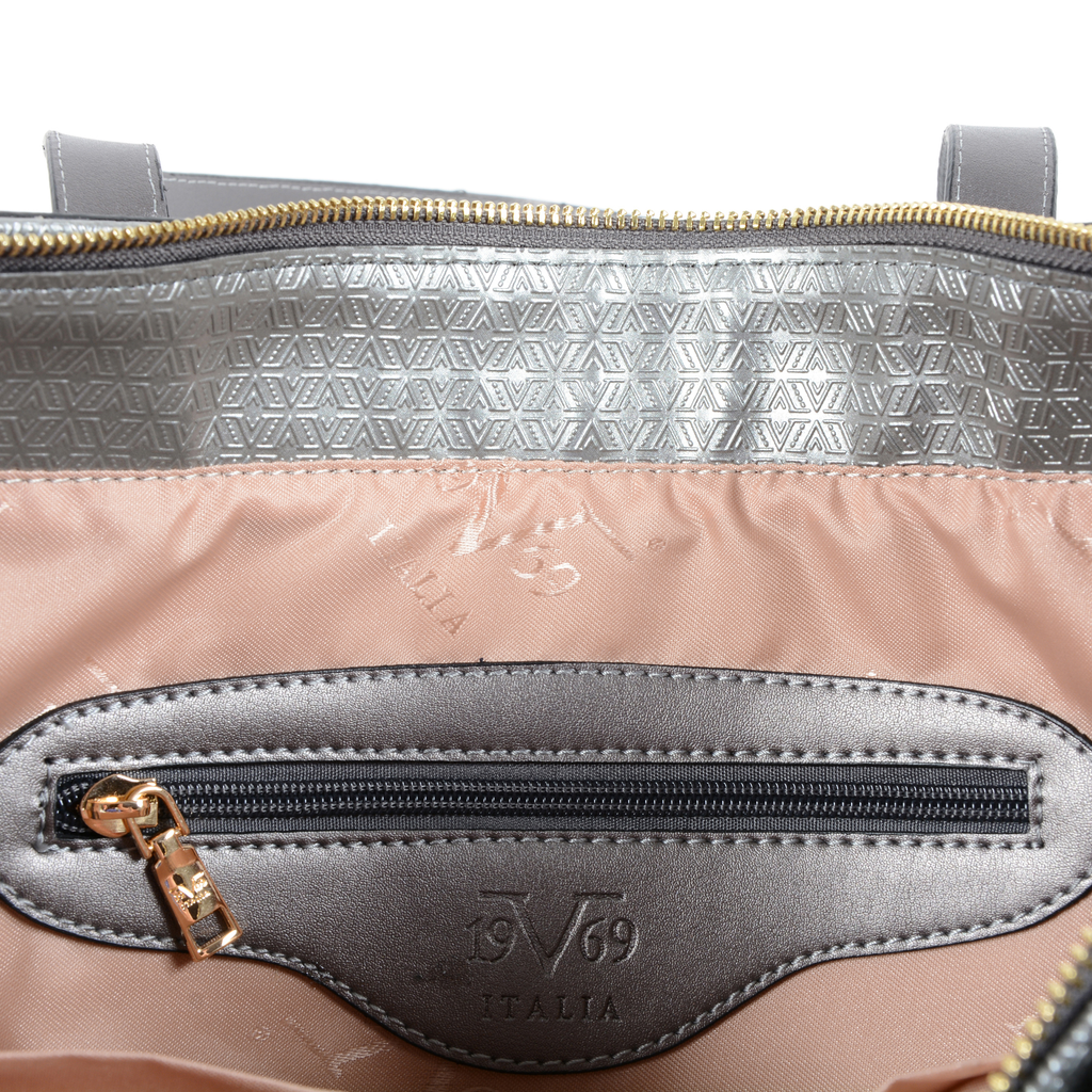 19V69 Italia Borsa da donna argento 2410 SILVER