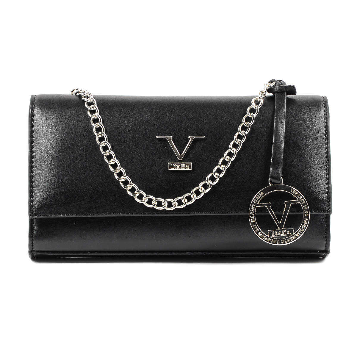 V 1969 Italia Borsa da donna nera BOLLA