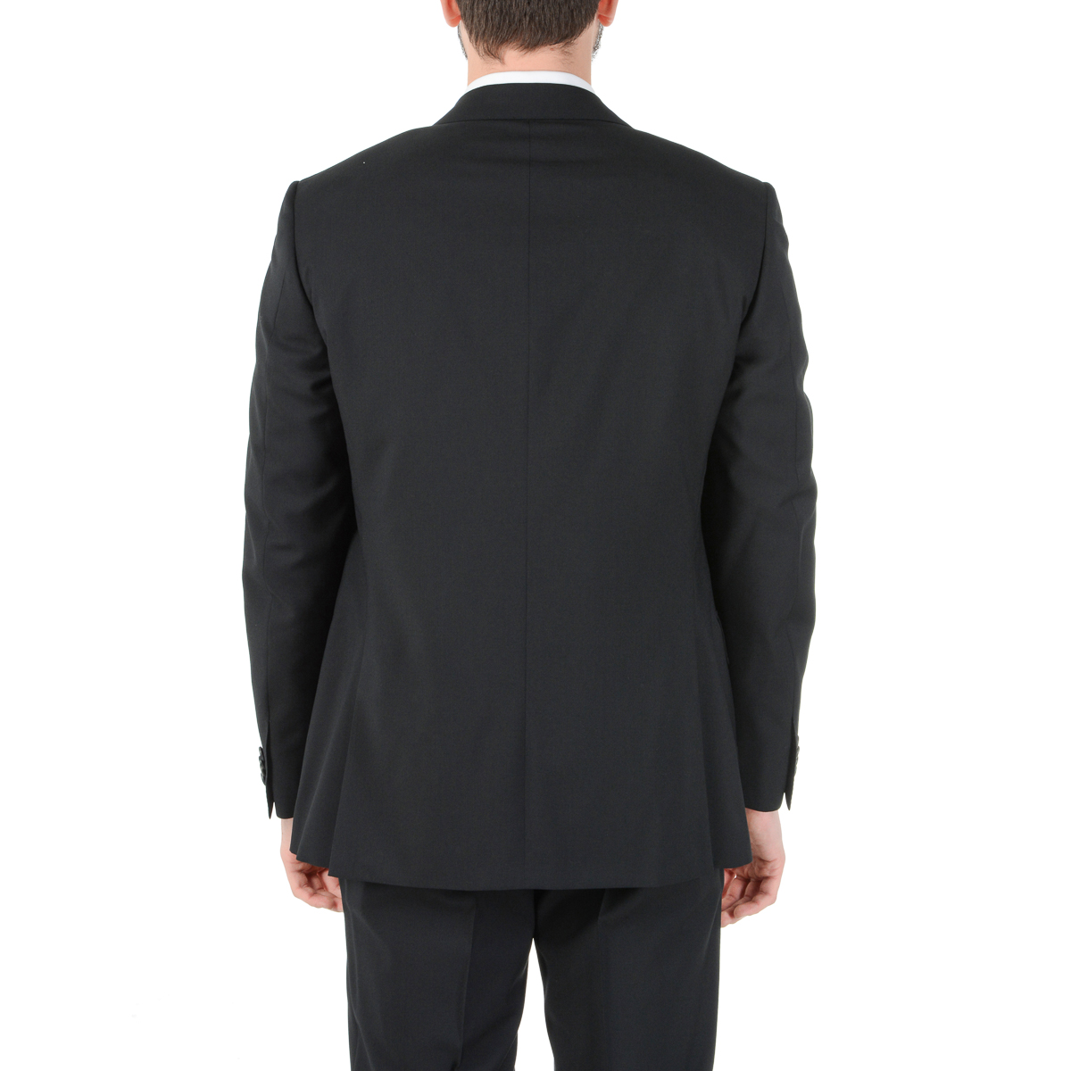 Corneliani Abito da uomo a maniche lunghe grigio scuro Super 130's