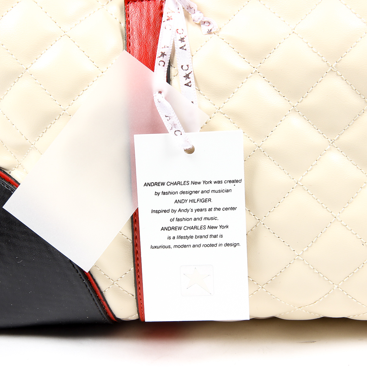 Borsa a mano da donna Andrew Charles Beige ABBIE