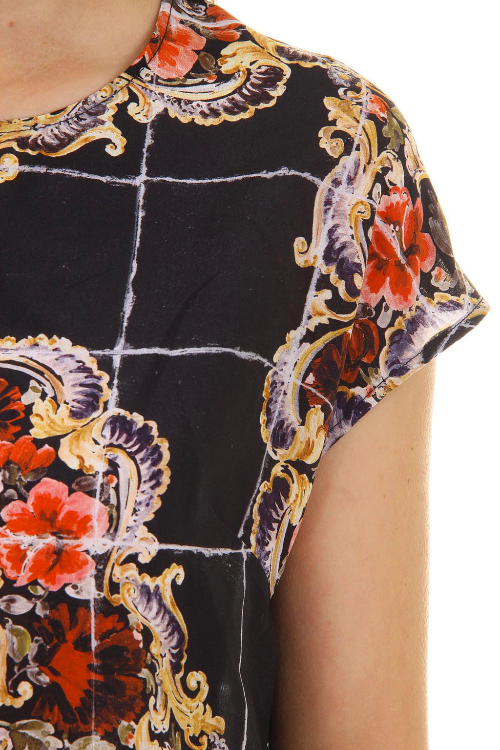 Dolce & Gabbana top da donna a manica corta F7Q08T FP15Y X0800