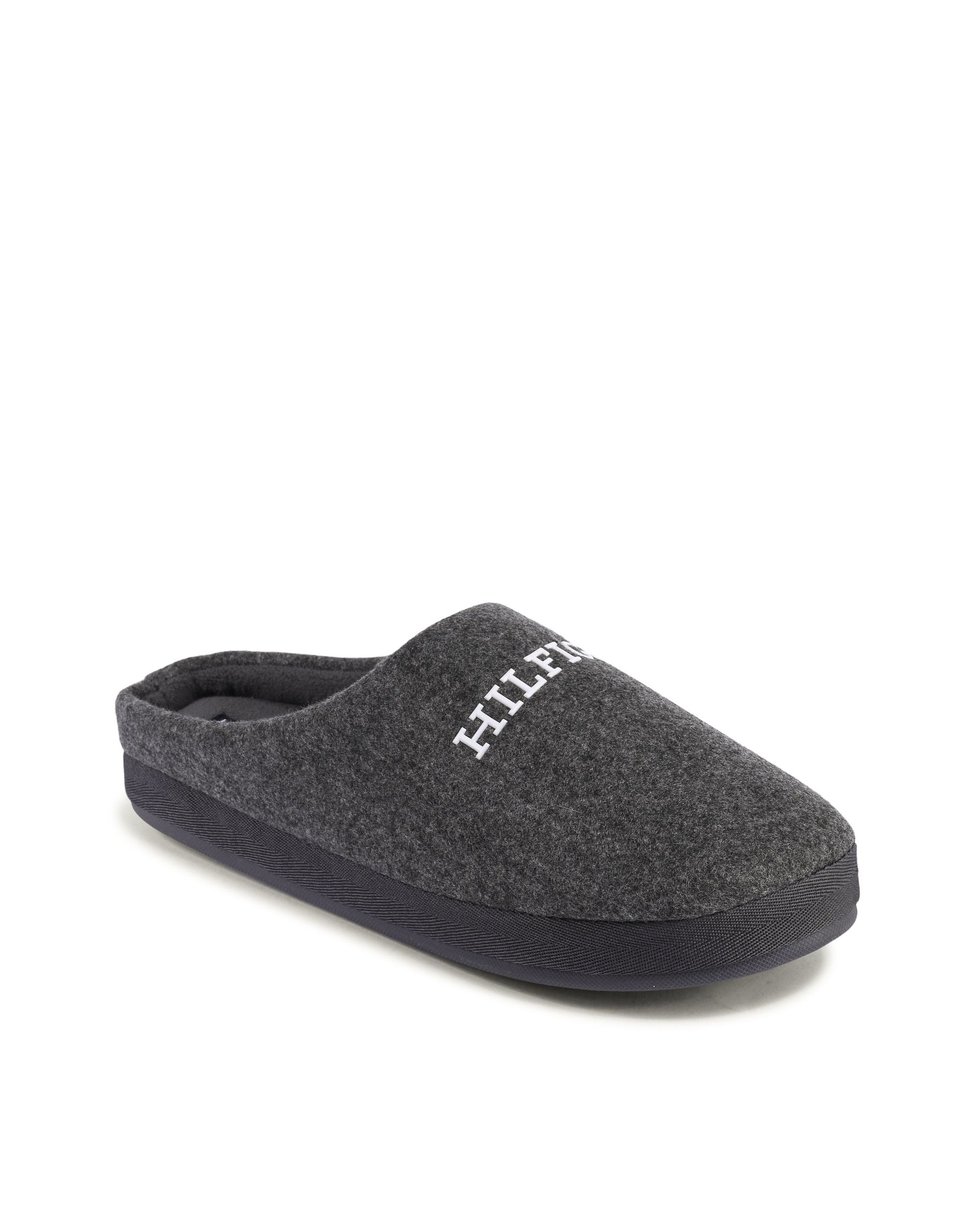 Tommy Hilfiger Pantofole da uomo grigie FM0FM04768PTY