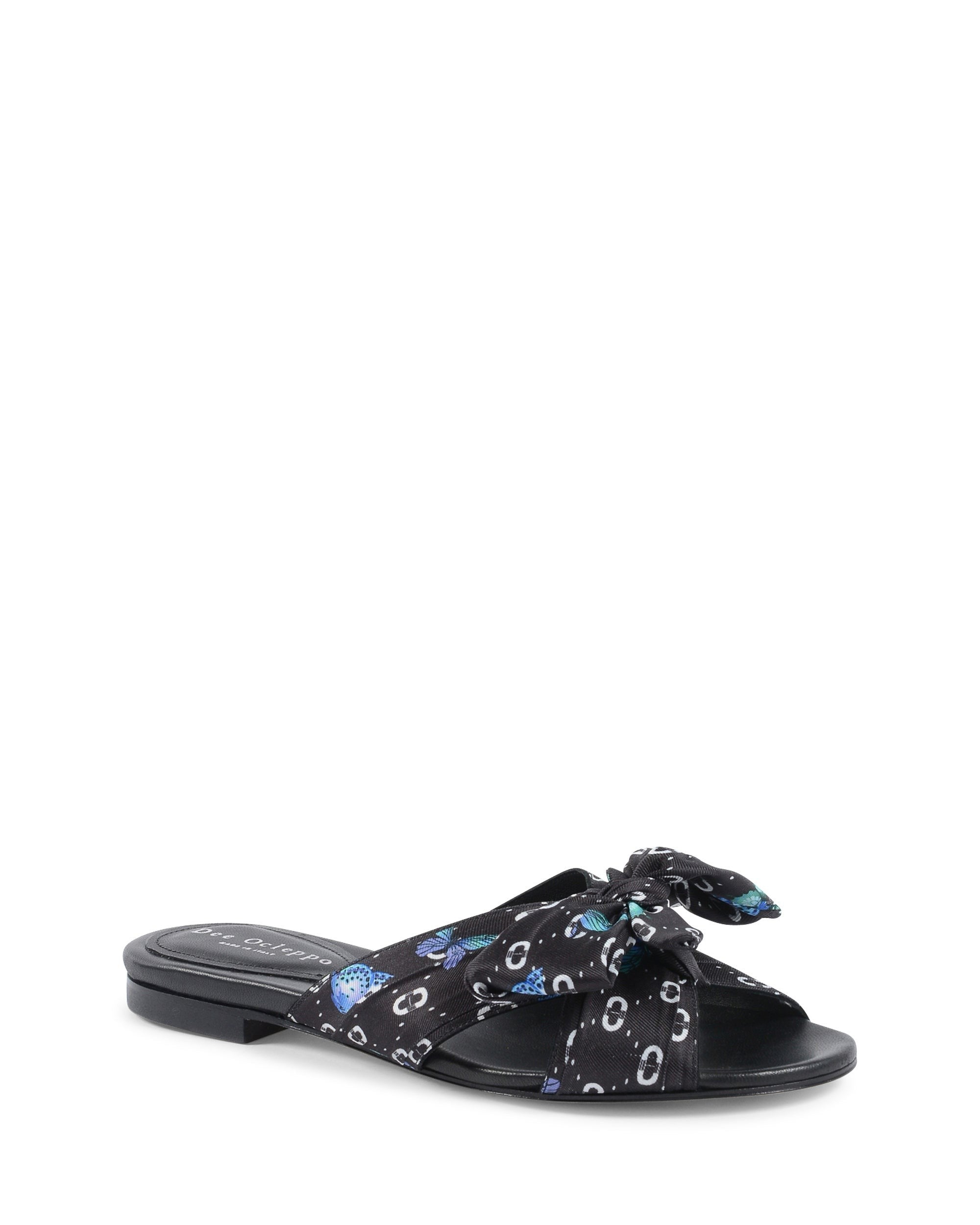 Emma Bow Mule Nero