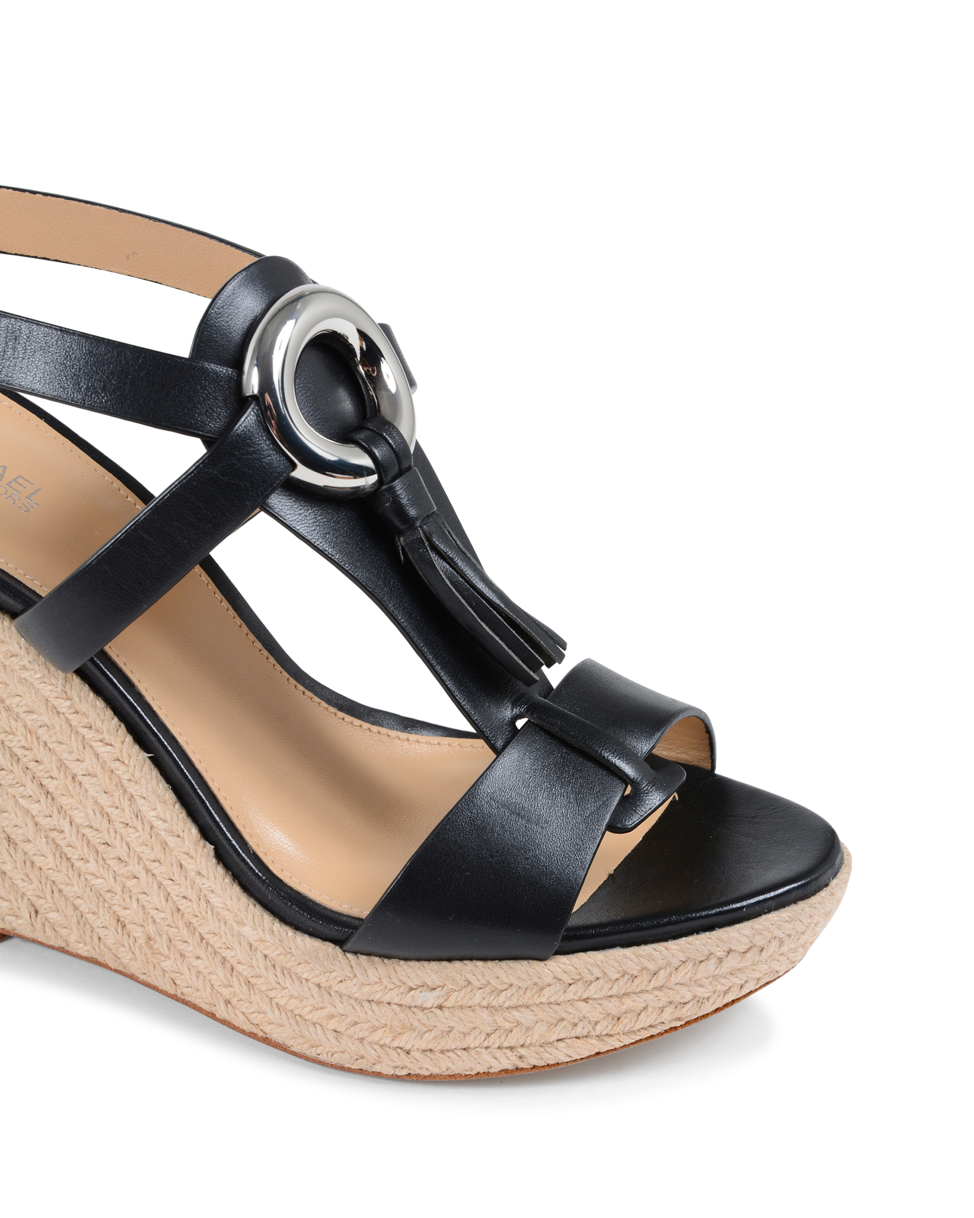 Sandalo con zeppa da donna Michael Kors nero DARIEN