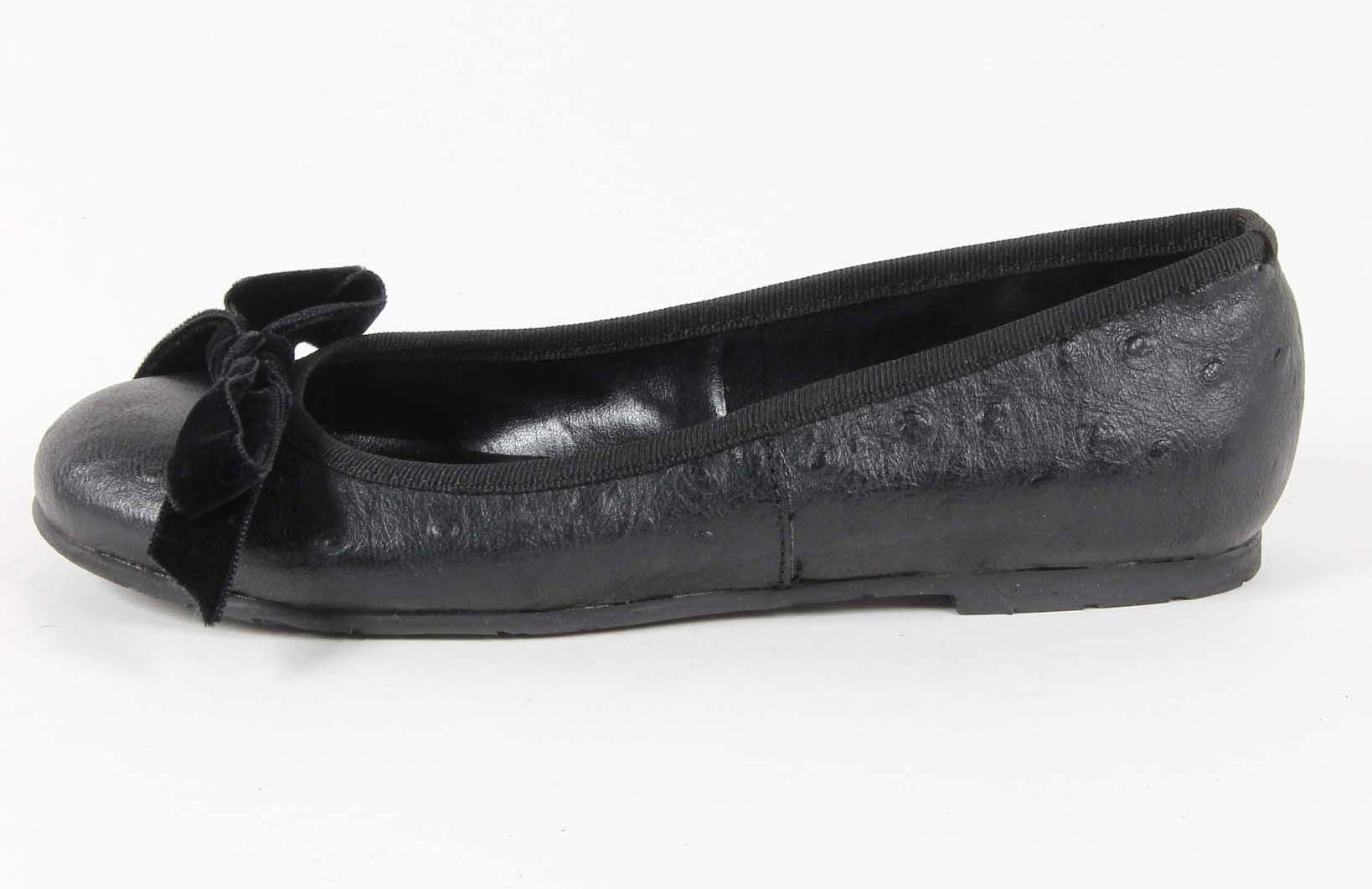 V 1969 Italia Ballerina da donna E08 TESSUTO NERO