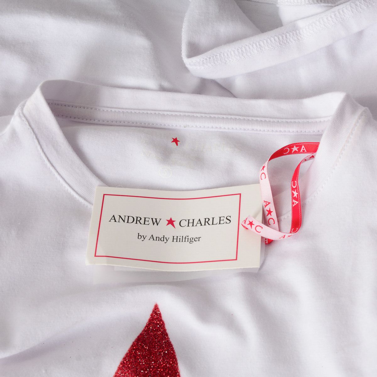 Andrew Charles By Andy Hilfiger T-shirt da donna LS TS602 031002 PHENIX WHITE S8