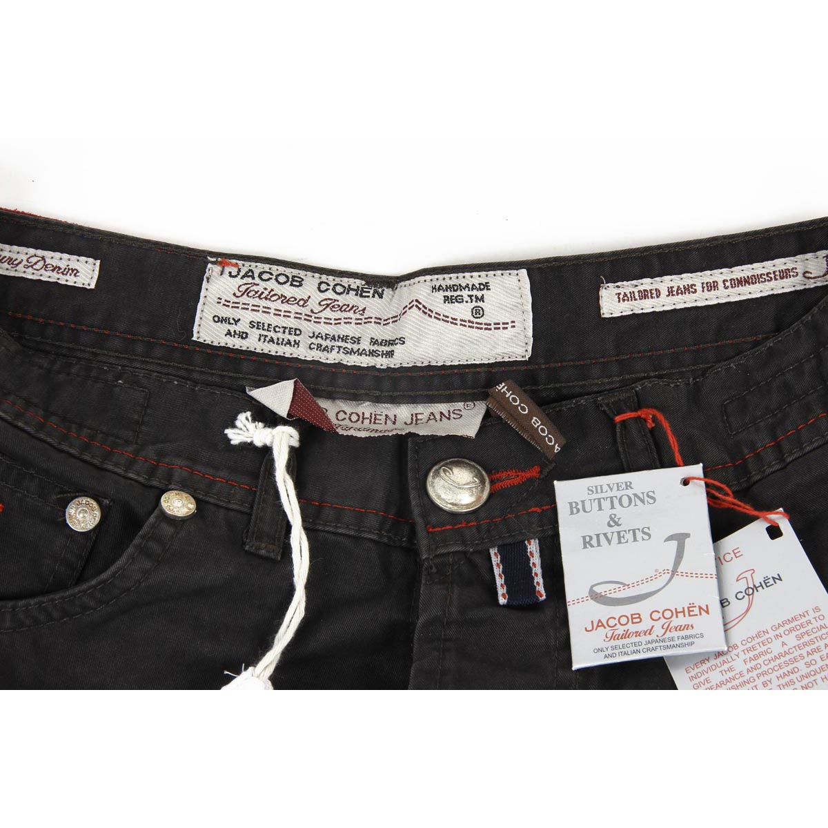 Pantaloni da uomo Jacob Cohen J688 COOL ANTRASIT