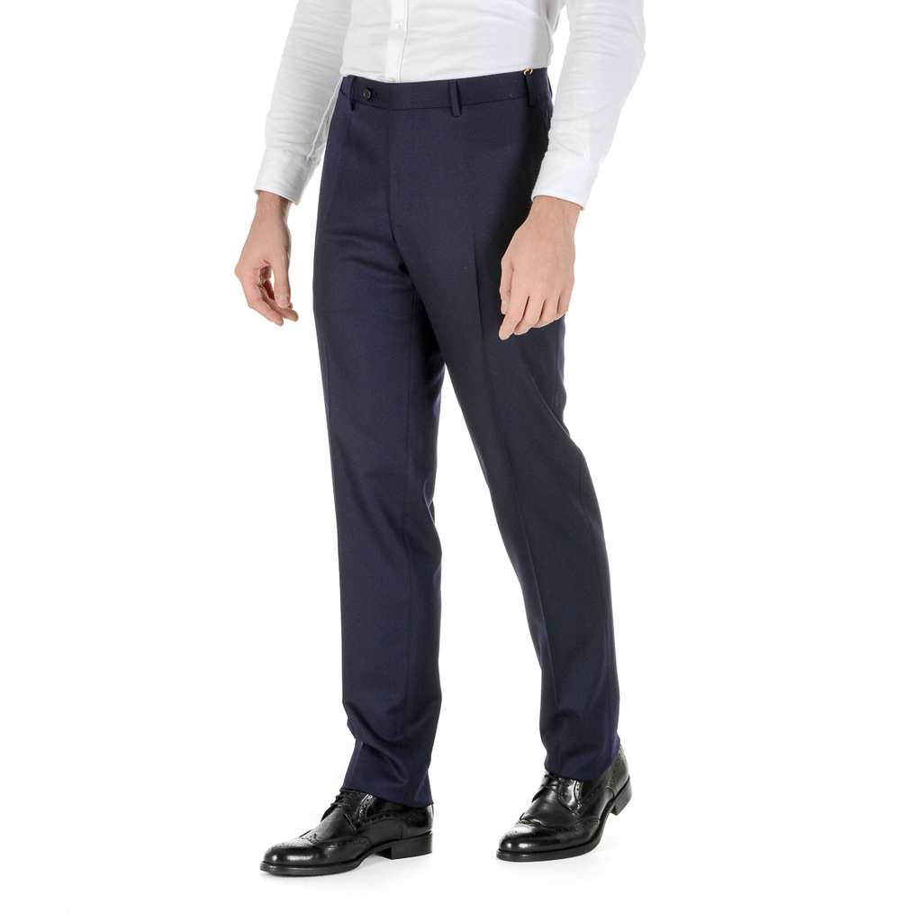 Pantaloni da uomo Canali blu scuro